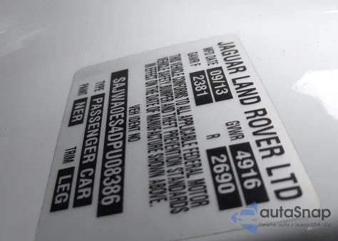 2013 Jaguar Xf I4 T from USA, damaged, VIN SAJWA0ES4DPU08386